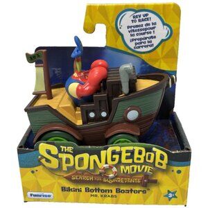 SpongeBob Movie Bikini Bottom Boaters Mr Krabs Vehicle Playset Nickelodeon NEW
